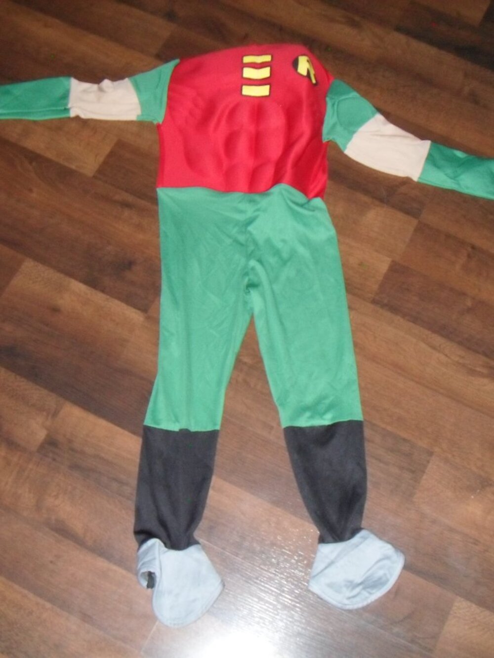Robin Muscle Costume Jumpsuit – Boys Size Small (Rubie's Costume Co.)